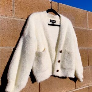 MINQUI white cardigan